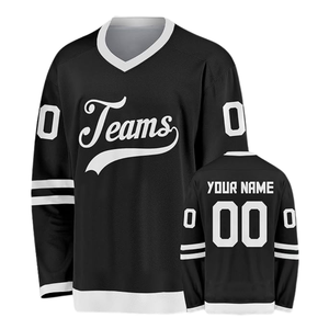 Premium Quality Sports Club Polyester Ice Hockey Jersey Team Name Your Name & Number Sublimated Print Custom Ice Hockey Uniform - Product Image 2