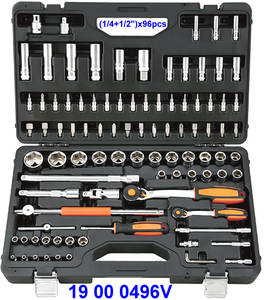 Jeu de douilles de protection d'écrous 2-en-1 1/2" 1/4" 96 pièces OEM DIY finition mate avec moletage droit ou moletage croisé - Product Image 2