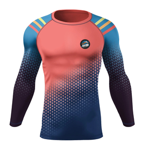 Rashguard professionnel respirant 220g à manches longues pour tous les sports et activités de plein air, unisexe, Spandex/Polyester - Product Image 1