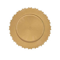 Assiette de service contemporaine en argent, compatible lave-vaisselle, motifs personnalisés, finition polie, créations Lavie, décoration de table de mariage