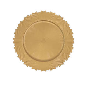 Assiettes en métal contemporaines, plusieurs assiettes décoratives pour mariage et décoration de table, design populaire, plateaux - Product Image 5