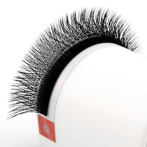 Pestañas W Lashes Clover Fan, abanicos de volumen prefabricados, hechos a mano, color negro intenso, pestañas esponjosas, venta al por mayor, logotipo personalizado - Product Image 2