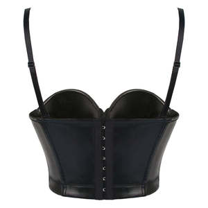 Corset court pour femme en cuir d'agneau de haute qualité, tendance, amincissant, à prix abordable - Product Image 5