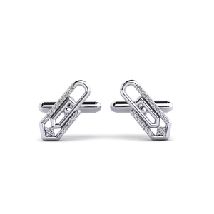Boutons de manchette carrés en or 9 carats pour hommes, bijoux de luxe, accessoires masculins, vente en gros - Product Image 1
