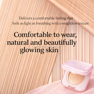 Cosmétique coréenne végane : BB Cushion à l'acide hyaluronique, Essence éclat peau de verre, Peptide de Maca, pour tous types de peau, 1.7fl oz, Marque privée - Product Image 5