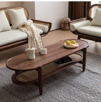 Table à manger ronde en bois massif moderne avec hauteur réglable pour la maison, le salon et l'appartement, 4 places