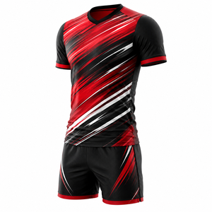 Fabricante de Uniformes de Fútbol Personalizados por Sublimación, Tela de Malla de Secado Rápido 100% Poliéster |   Pantalones Cortos de Fútbol al por Mayor (Parte Delantera) - Product Image 3