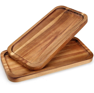 Elegant Acacia Wooden Butter Dish <b>with</b> <b>Lid</b> Eco-friendly Wooden Cheese Dessert Tray Butter Keeper <b>Box</b> - Product Image 1