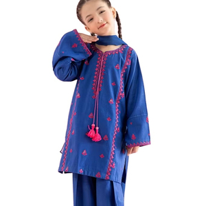 Hermoso Shalwar Kameez Largo Hecho a Mano para Mujer, Elegante, Tradicional, Cómodo, para Fiestas/Bodas/Uso Diario, de Seda y Algodón - Product Image 1