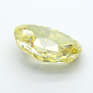 เพชรรูปไข่ทรงแฟนซีสีเหลืองเข้ม คุณภาพเยี่ยม ผลิตในห้องปฏิบัติการ ได้รับการรับรองมาตรฐาน CVD สำหรับการสร้างสรรค์เครื่องประดับหรูหราแบบสั่งทำพิเศษ - Product Image 3