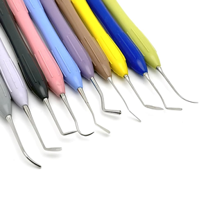 Ensemble de 10 spatules en résine composite dentaire, outil de mélange en silicone, restauration esthétique, instrument de laboratoire dentaire - Product Image 4