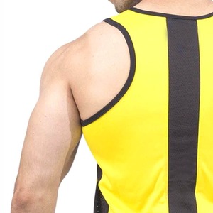 Camiseta Deportiva de Alta Calidad para Hombre, Ajustada, de Secado Rápido, para Gimnasio, Fitness, Running, con Estampado por Transferencia de Calor, en Poliéster/Algodón Acanalado - Product Image 6