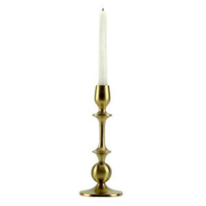 Porte-bougie en laiton vintage scandinave de luxe, support de bougie conique en métal poli de qualité supérieure pour mariage, fête et table d'hôtel - Product Image 4
