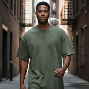 Ribbed Gym T-Shirt Slim Fit Muscle Tee High Stretch Training Gear <b>Athletic</b> Department Print Gym Wear Factory Price Bulk - Product Image 6