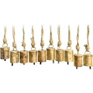 Campanas de latón y campanas de hadas hechas a medida, ideales para hacer campanas de viento y otras decoraciones para el hogar, también ideales para usar en vacas. - Product Image 5