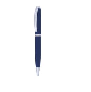 Stylo à bille en métal personnalisé bleu royal 0.5mm largeur d'écriture conception argentée mignon Style d'affaires employé rejoignant Kit cadeaux - Product Image 1