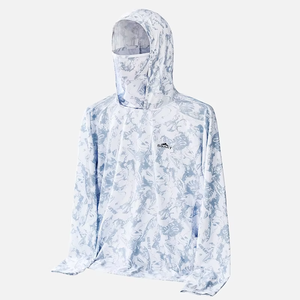Sudadera de Pesca para Hombre al por Mayor, Manga Larga, 100% Poliéster, Secado Rápido, Protección UV UPF50+, con Orificio para el Pulgar - Product Image 4