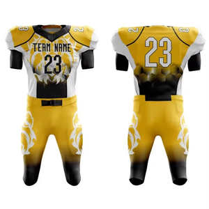 Uniforme de football américain personnalisé de haute qualité, imprimé, respirant, best-seller, prix raisonnable - Product Image 1