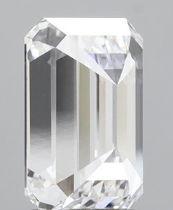 Diamant de laboratoire taille émeraude, couleur D, clarté VVS2, procédé CVD, certifié IGI, pierre précieuse en vrac pour la création de bijoux haut de gamme sur mesure - Product Image 2
