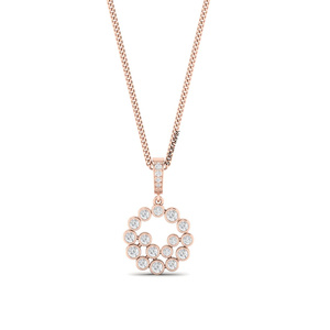 Colgante de Diamante Cultivado en Laboratorio para Mujer, Joyería Elegante y Brillante, Regalo para Bodas, Fiestas y Ocasiones Especiales - Product Image 2