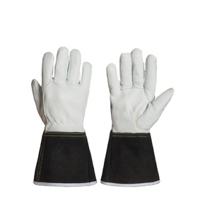 Gants de soudage TIG en peau de mouton de première qualité, antidérapants, durables, épaisseur 9MIL, 30 cm, résistants à la chaleur, pour soudeurs - Product Image 2