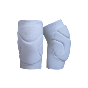 Genouillères épaisses en mousse blanche personnalisées, élastiques, anti-collision, pour le soutien des genoux lors de sports comme le volley-ball, le basketball, la danse et les arts martiaux - Product Image 1