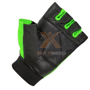 Guantes de Gimnasio de Cuero de Alta Calidad de Fabricante Profesional, Antideslizantes, con Correa de Muñeca Ajustable, Unisex - Product Image 5