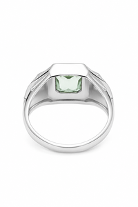 Bague en améthyste verte en argent sterling 925 KLSR12409 - Product Image 3
