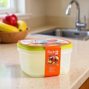 Juego de 2 Recipientes para Almacenamiento de Alimentos FIAMBRERA de 2L, Recipientes de Calidad Premium para Guardar Alimentos - Product Image 2