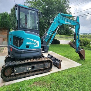 Miniexcavadora de cadenas Sunward SWE60UF de 3 toneladas, motor Eaton, bomba hidráulica PLC, caja de cambios - Alta eficiencia, buen precio - Product Image 1