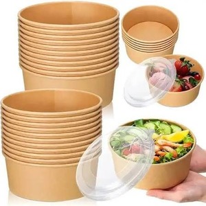 Contenedor Desechable de Pulpa Moldeada de Alta Calidad, 750 ml, con Tapa, Fabricante OEM ODM Oceanic Global, Hecho en India, Sostenible - Product Image 2