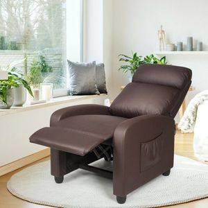 Canapé inclinable à dossier haut avec fonction massage, chaise de confort et de relaxation haut de gamme - Product Image 3