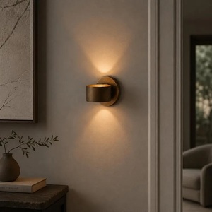 Halo Wall Sconce Light, New Aged Brass Wall Lamp, Minimalist Bedside Lighting, Home Decoration Lamps, Wall Light Fixture Eslam - Product Image 4