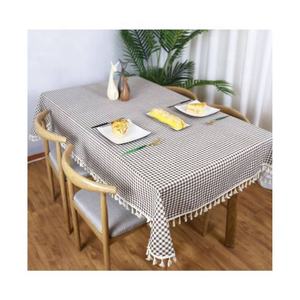 Mantel Desechable de Algodón de Lujo Estilo Chino, Impermeable, Resistente al Aceite, con Bordado de Encaje, Color Personalizado, para Bodas y Fiestas - Product Image 3