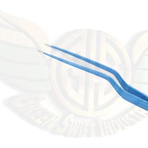 Instrument vétérinaire de qualité pince bipolaire antiadhésive pince à épiler électrochirurgicale pince rapide verte incurvée droite - Product Image 4