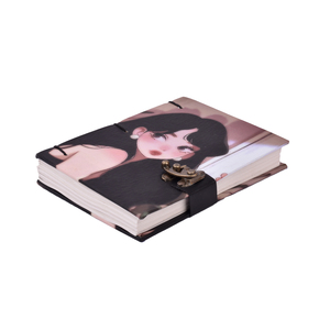 Cuaderno A5 Encantado con Diseño de Hadas y Luz de Luna, con Cierre de Broche, Cubierta Artística, 200 Páginas, Diario de Doble Escritura, Elegante Diario de Fantasía, Regalo - Product Image 1