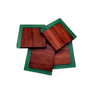 Meilleures ventes, vente en gros, ensemble de sous-verres et coussinets en résine, sets de table ronds et carrés en résine époxy personnalisés - Product Image 1