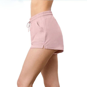 Shorts d'entraînement imprimés taille mi-haute pour femme, respirants, séchage rapide, 100 % coton, taille élastique, pour la course – Meilleures ventes - Product Image 2