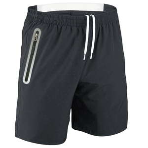 Shorts d'entraînement personnalisés pour hommes en polyester, motif uni, pour la course, la gym, le sport, le fitness et les loisirs - Product Image 5