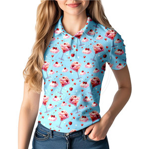 Camisetas de Polo de Golf para Mujer en Oferta, Tejido Suave y Transpirable, Ropa Deportiva Cómoda para Exteriores, Diseño Premium - Product Image 3