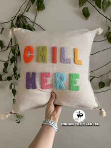 Designer Tufted Boho Cushion Cover By Indian Textiles H/L Handwoven Decorative <b>Throw</b> <b>Pillow</b> Luxury Boho <b>Pillow</b> Hot Selling - Product Image 2