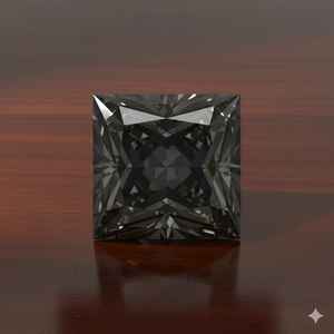 Diamante Negro de Corte Princesa de 2 Quilates, Grado D, VVS1, Gema Suelta de Lujo a Precio de Mayoreo - Product Image 3