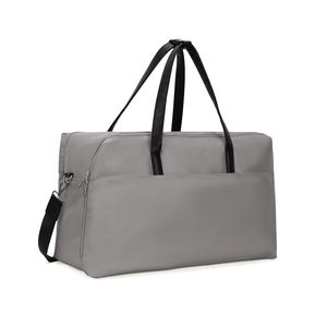 Large Capacity High Quality Lightweight <b>Grey</b> Polyester Travel Duffle <b>Bag</b> Water Resistant Oxford Gym <b>Tote</b> Adjustable Shoulder - Product Image 2