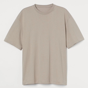 เสื้อยืดคอกลมทรงโอเวอร์ไซส์ แขนสั้น ผ้าฝ้ายฟลีซเนื้อหนา 100% คุณภาพสูง ปักลายตามสั่ง สวมใส่สบายสำหรับผู้ชาย ทรงบ็อกซี่ฟิต - Product Image 4