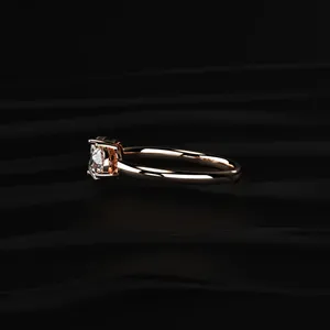 Bague tendance à double poire en diamant, 1,0 carat, diamant jaune de laboratoire, look élégant et unique, clarté VVS-VS, certifiée IGI - Product Image 2