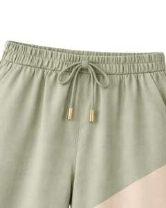 Conjunto de Dos Piezas Personalizado para Mujer, Estampado Floral Azul Claro, Camisa de Manga Corta con Botones y Pantalones Anchos, Ropa Casual - Product Image 3