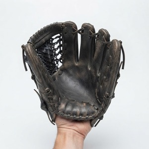 Gant de baseball en cuir de qualité supérieure pour l'entraînement sportif, modèle H-Web, pour droitier, doigts entièrement couverts, avec fermeture auto-agrippante pour l'extérieur. - Product Image 6