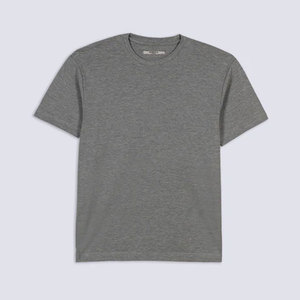 T-shirt pour homme en coton de bambou écologique de marque personnalisée, vêtements d'été légers, fabrication directe, t-shirt décontracté uni pour homme - Product Image 4