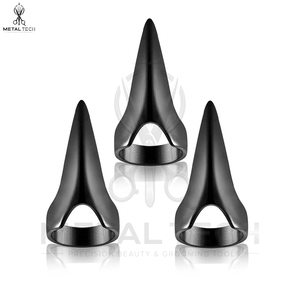 Hair Parting Tool Finger Parting Tool For Sectioning, Uses For Hair Style In Black Color Stainless Steel Product Hair Tools - Product Image 3
