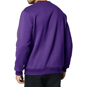 Sweat-shirt homme coupe ajustée, col rond, mélange de coton, style urbain pour l'hiver, la rue, le salon ou les occasions décontractées - Product Image 2